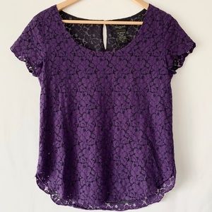 Talula Purple Lace Top